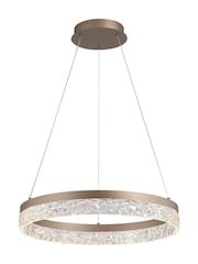 Searchlight Latte Torcy LED Round Pendant - Image 3 of 4
