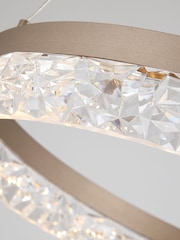 Searchlight Latte Torcy LED Round Pendant - Image 4 of 4