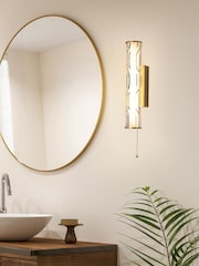 Searchlight Gold Raphie LED Wall Light - Image 1 of 4