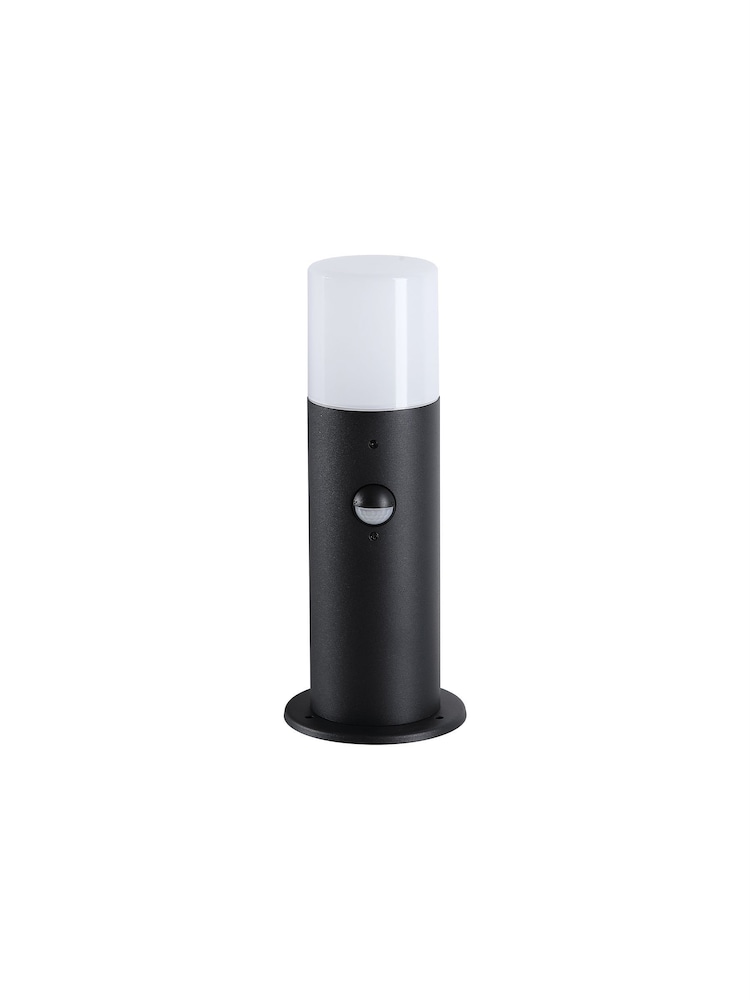 Searchlight Black and White Dax LED Outdoor Bollard Aluminium - Image 2 of 4
