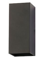 Searchlight Sand Black Evry Square Up & Down Wall Light GU10 - Image 2 of 4