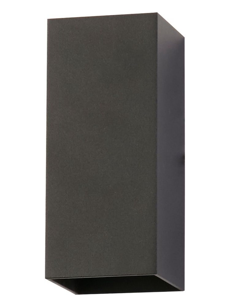Searchlight Sand Black Evry Square Up & Down Wall Light GU10 - Image 2 of 4