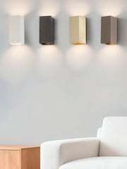 Searchlight Sand Black Evry Square Up & Down Wall Light GU10 - Image 4 of 4