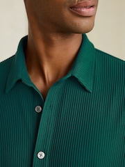 Dark Teal N. Premium Textured Jersey Long Sleeve Shirt - Image 5 of 9