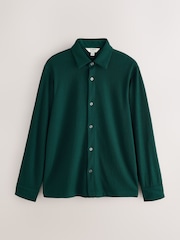 Dark Teal N. Premium Textured Jersey Long Sleeve Shirt - Image 7 of 9
