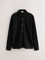 Black N. Premium Textured Jersey Long Sleeve Shirt - Image 7 of 9