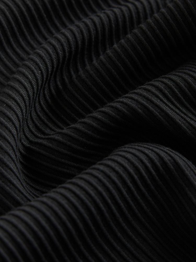 Black N. Premium Textured Jersey Long Sleeve Shirt - Image 9 of 9 Black N. Premium Textured Jersey Long Sleeve Shirt - Image 9 of 9