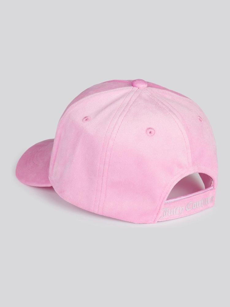 Juicy Couture Pink Daydreamer Velour Cap - Image 2 of 4