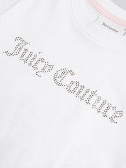 Juicy Couture Black Side Panel Shorts & Ruched Side T-Shirt Set - Image 4 of 6