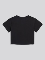 Czarny - Juicy Couture Cotton T-Shirt - Obraz 2 z 3