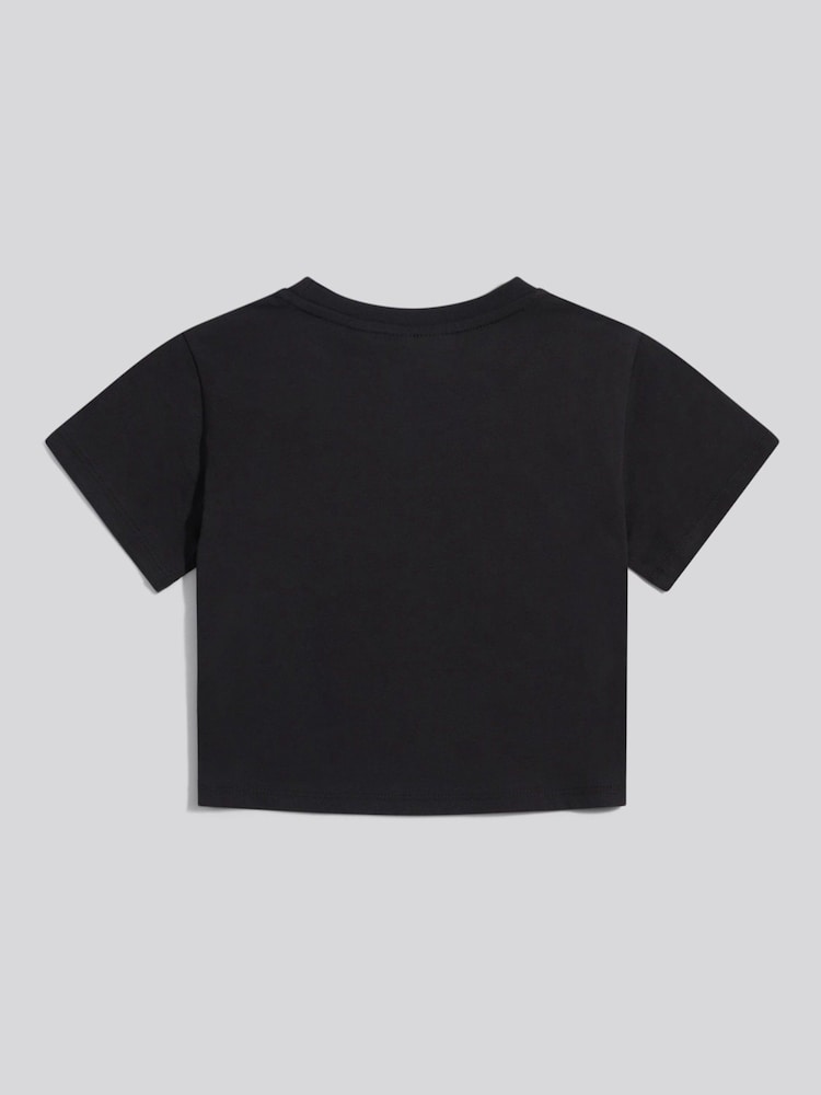 Czarny - Juicy Couture Cotton T-Shirt - Obraz 2 z 3 Czarny - Juicy Couture Cotton T-Shirt - Obraz 2 z 3