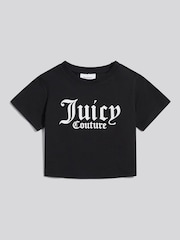 Schwarz - Juicy Couture Baumwoll-T-Shirt - Bild 5 von 7