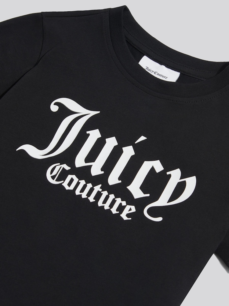 Schwarz - Juicy Couture Baumwoll-T-Shirt - Bild 7 von 7