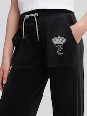 بنطلون رياضي مخملي برباط شد Daydreamer من Juicy Couture - صورة 4 من 7