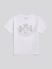 Balta - Juicy Couture Heritage Diamante aptempti marškinėliai - 5 paveikslėlis iš 7