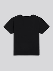 שחור - Juicy Couture Heritage Diamante Fitted T-Shirt - תמונה 2 מתוך 3