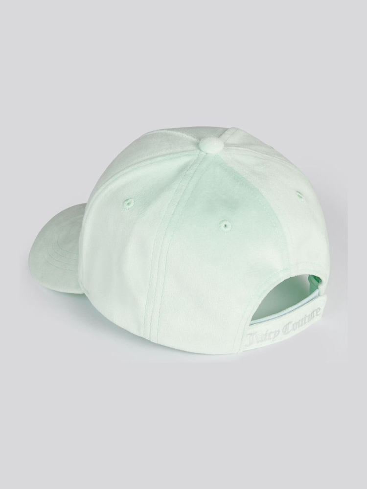 Juicy Couture Green Classic Velour Cap - Image 2 of 4