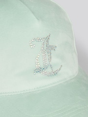 Juicy Couture Green Classic Velour Cap - Image 3 of 4