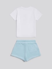 Conjunto de shorts y camiseta de terciopelo con logo de Juicy Couture - Imagen 6 de 7