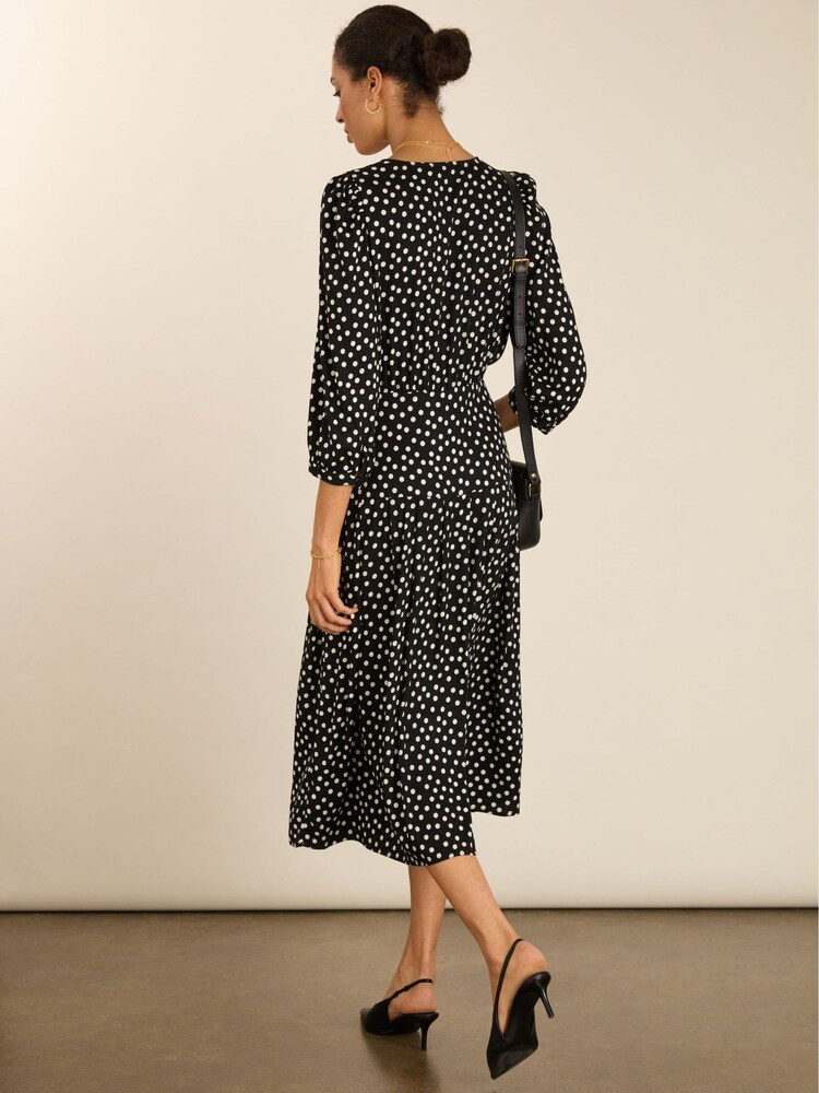 Baukjen Mary Printed Midi Dress - תמונה 2 מתוך 4