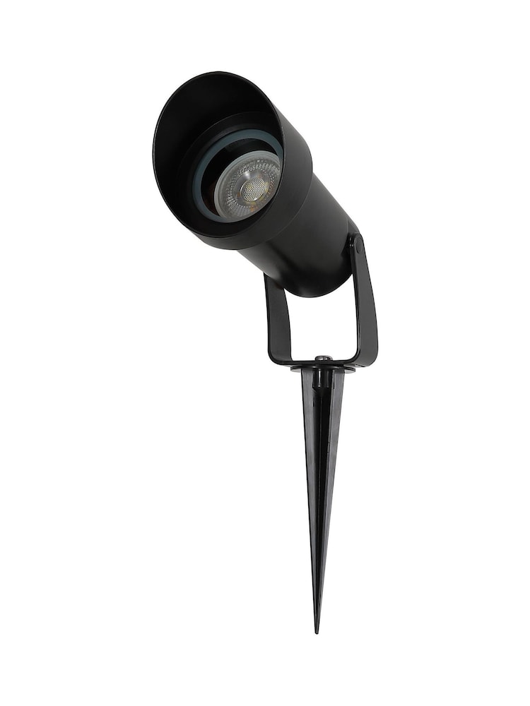 Searchlight Matt Black and Clear Spike Outdoor Light - Image 2 of 4 Searchlight Matt Black and Clear Spike Outdoor Light - Image 2 of 4