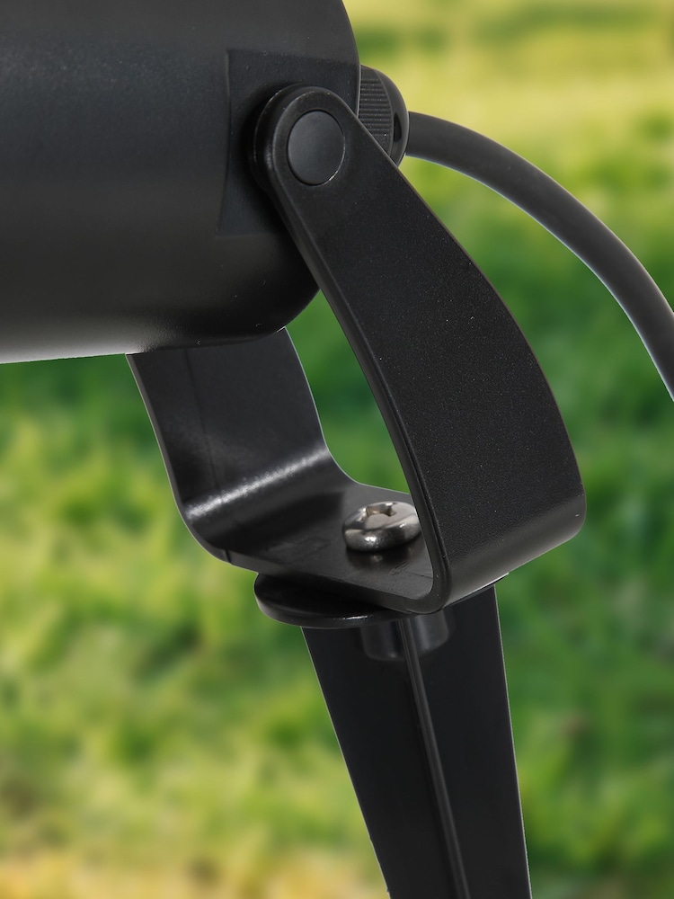 Searchlight Matt Black and Clear Spike Outdoor Light - Image 4 of 4 Searchlight Matt Black and Clear Spike Outdoor Light - Image 4 of 4