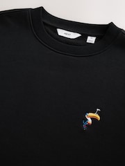 Itim - Guinness License Graphic Crew Sweatshirt - Larawan 7 ng 7