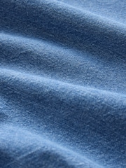 Denim Blue Long Sleeve Embroidered Denim Dress (3mths-10yrs) - Image 7 of 9