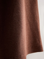 Yard Chocolate Brown Relaxed Ribbed Cotton Rich Lounge Trousers - Image 3 of 4