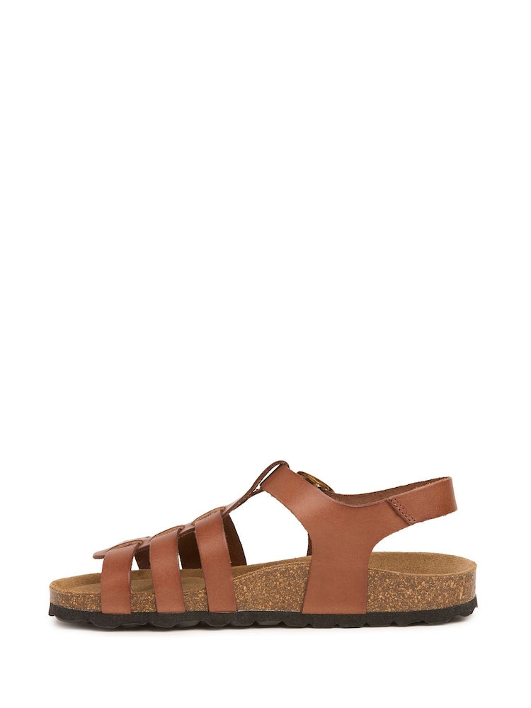 Celtic & Co. Gladiator Brown Sandals - תמונה 2 מתוך 6 Celtic & Co. Gladiator Brown Sandals - תמונה 2 מתוך 6