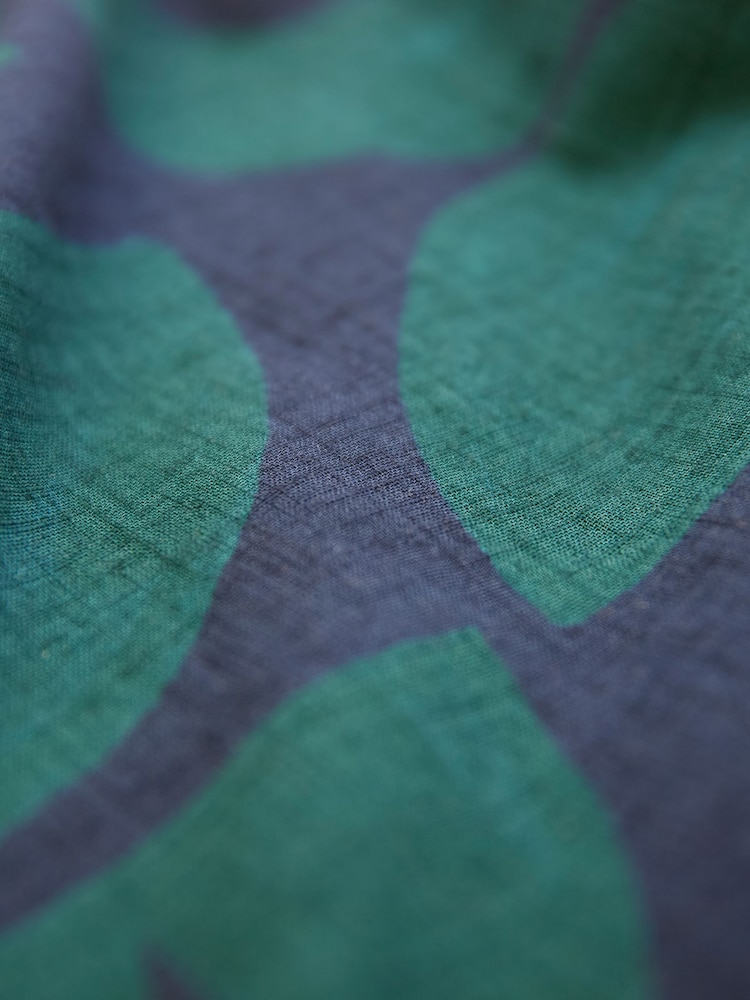 Celtic & Co. Pleat Detail Shirt Blue Dress - Image 6 of 6