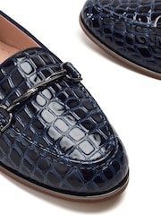 Moda in Pelle Blue Evaria Flat Tassel Loafers - Image 3 of 4