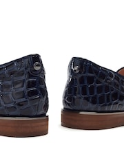 Moda in Pelle Blue Evaria Flat Tassel Loafers - Image 4 of 4