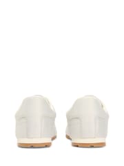 Tommy Hilfiger Grey Monogram Satin Trainers - Image 4 of 6