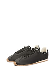 Tommy Hilfiger Black Monogram Satin Trainers - Image 3 of 6