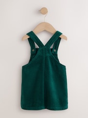 Forest Green Cord Pinafore Dress (3mths-8yrs) - Image 6 of 8