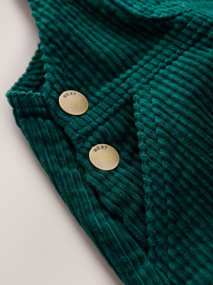 Forest Green Cord Pinafore Dress (3mths-8yrs) - Image 8 of 8 Forest Green Cord Pinafore Dress (3mths-8yrs) - Image 8 of 8