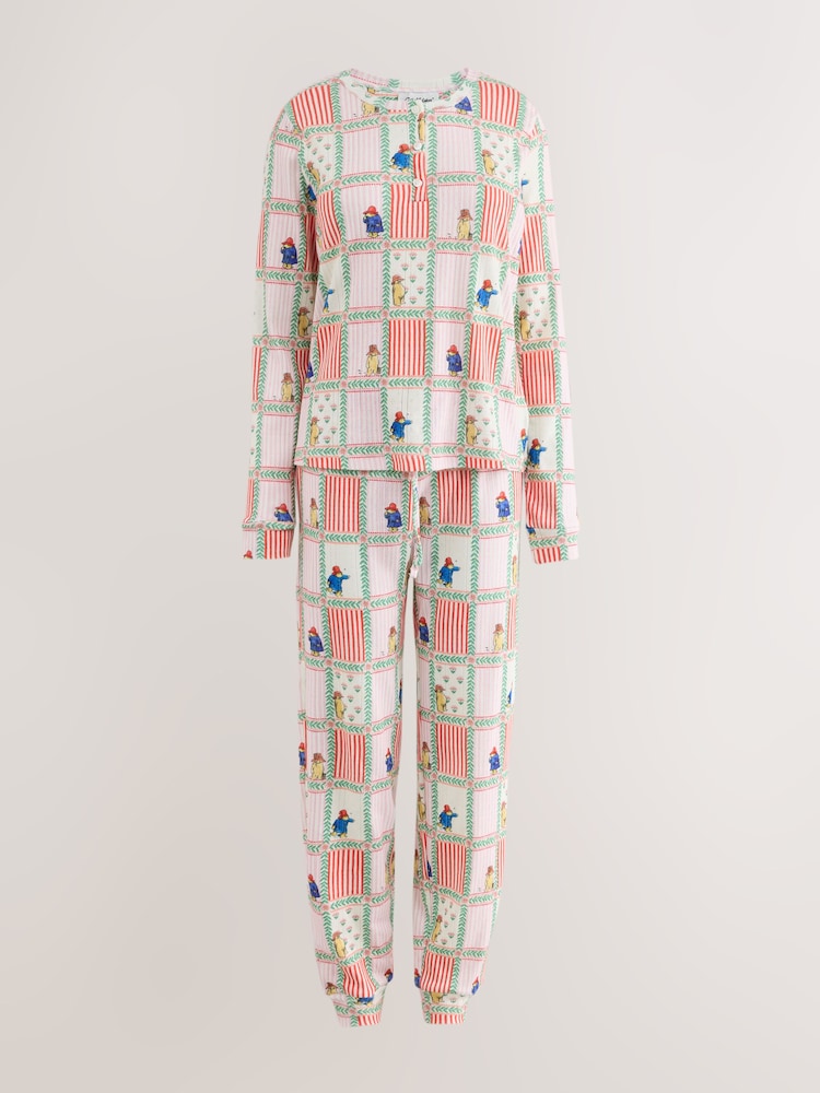 Cath Kidston Paddington Pointelle Twosie Pyjamas - Image 1 de 4