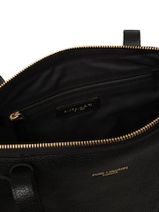 Pure Luxuries London Black Niva Leather Tote Bag - Image 3 of 4