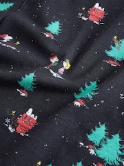 Grey Snoopy Christmas Short Sleeve Motionflex Polo Shirt - Image 7 of 7