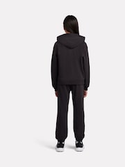 New Balance Black Linear Logo Zip Hoodie & Joggers Set - Image 3 of 11