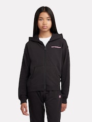 New Balance Black Linear Logo Zip Hoodie & Joggers Set - Image 4 of 11
