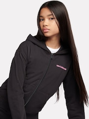 New Balance Black Linear Logo Zip Hoodie & Joggers Set - Image 6 of 11
