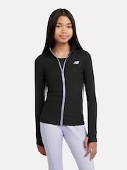 Svart - New Balance Performance Zip Funnel Jacket - Bilde 1 av 10