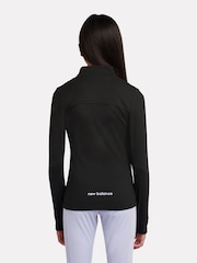 Svart - New Balance Performance Zip Funnel Jacket - Bilde 3 av 10