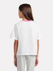 New Balance White Prefer To Fly Butterfly Graphic T-Shirt - Image 3 of 9