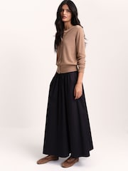 The Set Maxi Skirt Navy - Image 1 of 8
