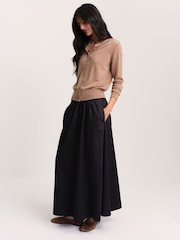 The Set Maxi Skirt Navy - Image 3 of 8
