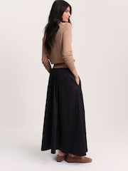 The Set Maxi Skirt Navy - Image 4 of 8