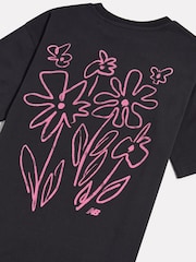 New Balance Black Athletics Graffiti Graphic T-Shirt - Image 10 of 10